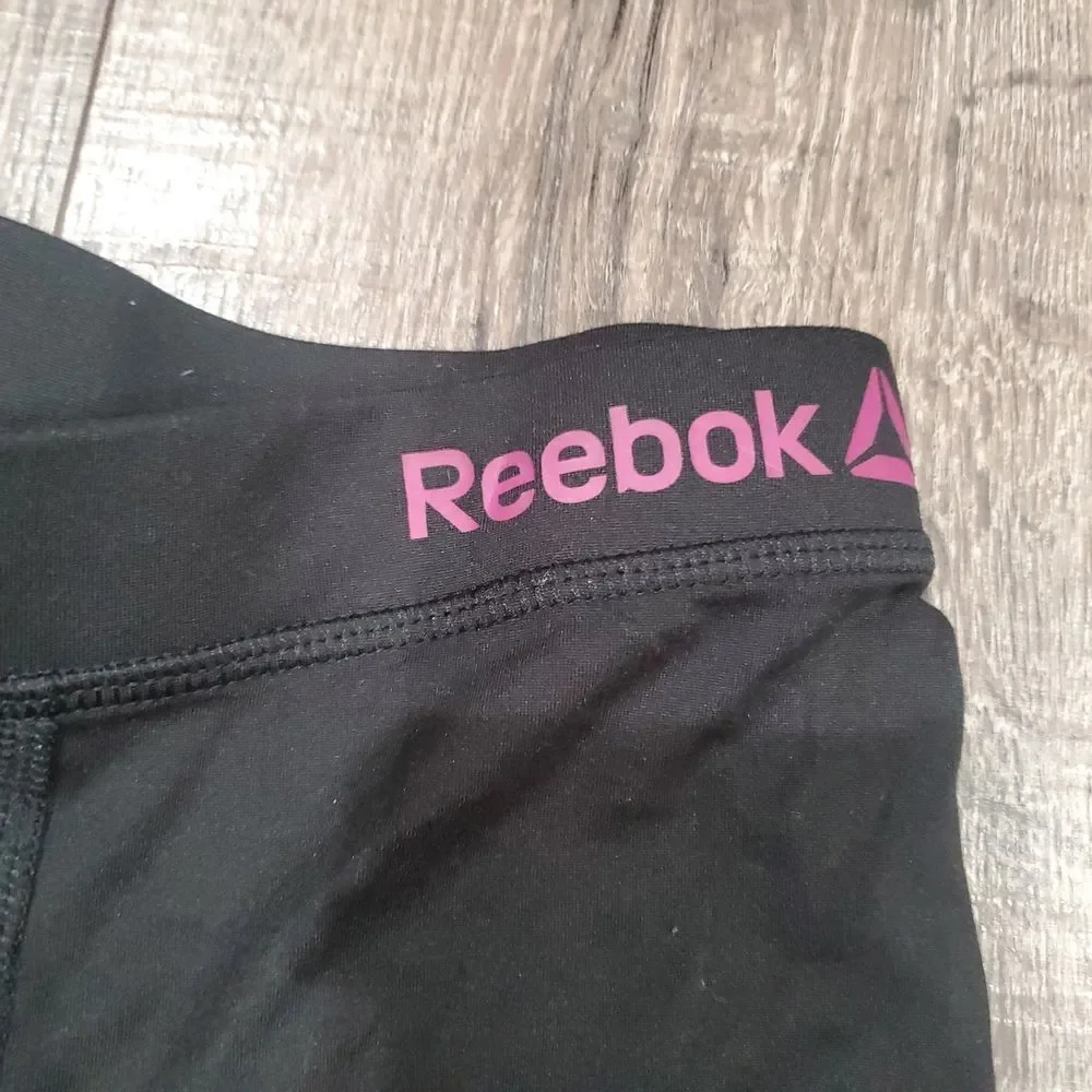Girls Matching Set Size L Reebok Black and Pink Activewear Set
